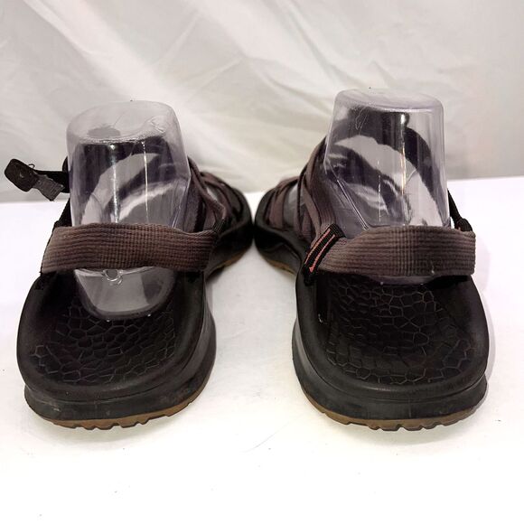 Chaco Sandals Women's 10 Sport Gray Toe Loop Strappy Hiking Water Shoes - Picture 5 of 6